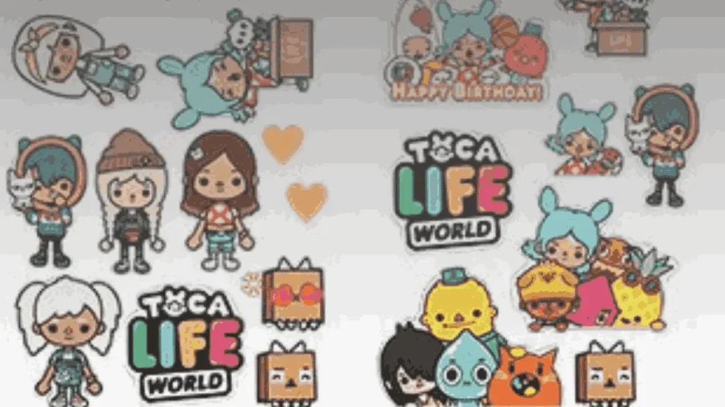 Toca life world stickers